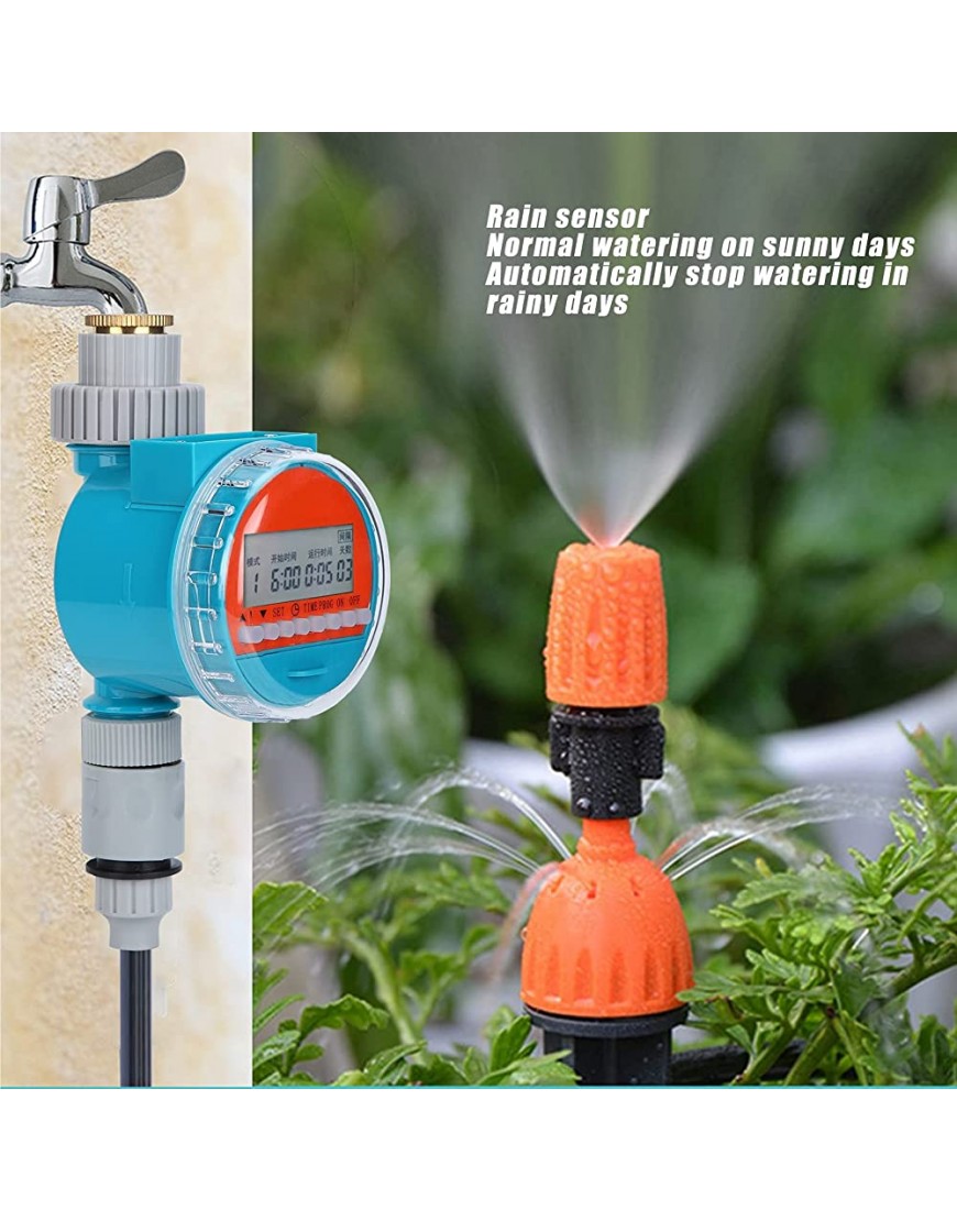Bewässerungstimer Wasserregler wasserdicht für Gewächshaus für die Landwirtschaft für den Garten für den Rasen - BASMB86D