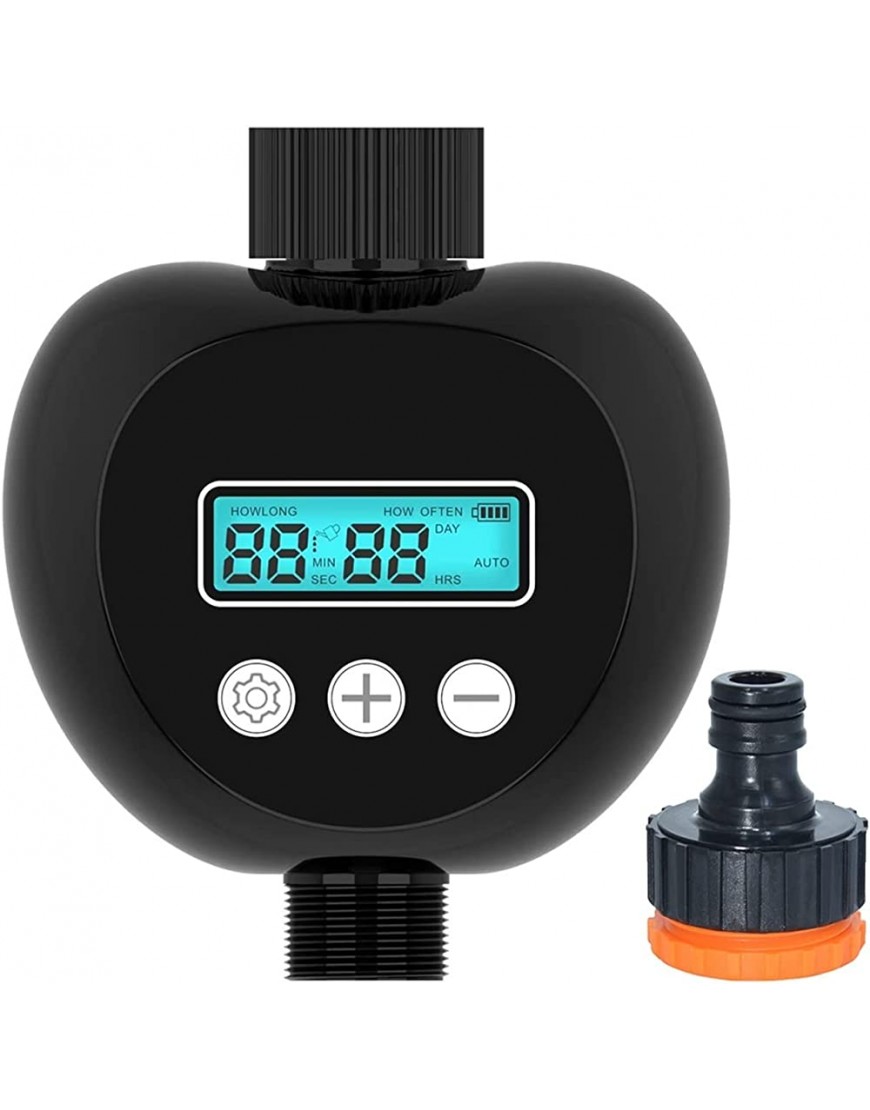 IAKAEUI Bewässerungscomputer Automatische Bewässerungsuhr für Garten Automatische Wasser Zeitschaltuhr Bewässerungssystem Color : Black - BNMJE4Q2