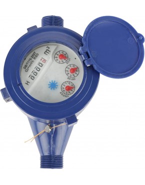 CUTULAMO Wasserzähler umweltfreundlicher Unterwasser-Durchflussmesser für den Wasserverbrauch für den Garten zu Hause - BGPEHB51