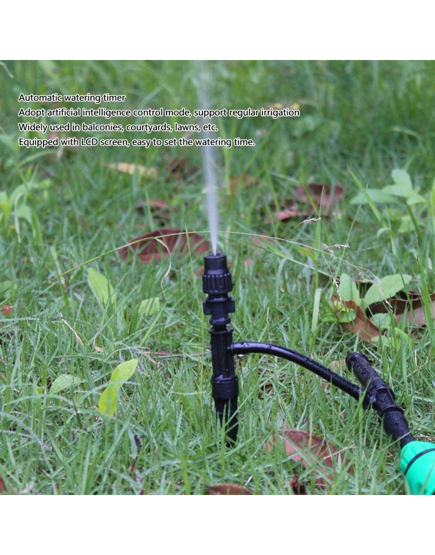 JINDI Bewässerungstimer Bewässerungssystem Bewässerungstimer grau für Garten für Hof für Balkon für Rasen - BJDHUN52