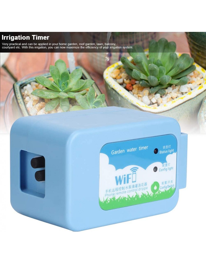 mumisuto Wasser-Timer Sprinkler-Timer programmierbarer Garten-Außenschlauch Timer WiFi-Fernbedienung automatisches Tropfbewässerungssystem Controller für Rasen Pool - BJPTUEBA
