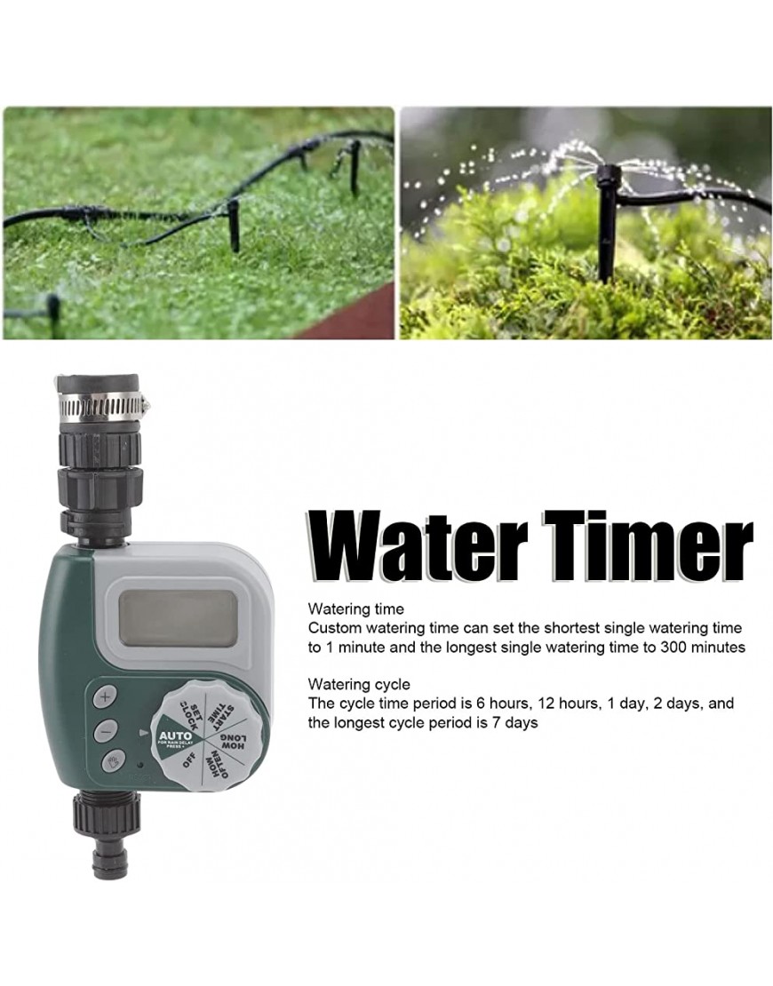 Schlauchbewässerungs-Timer automatischer Sprinkler-Timer programmierbares einstellbares Tropfbewässerungs-Timing-System für Rasen Garten Blumentopf im Garten Rasenhof - BBKWCV64