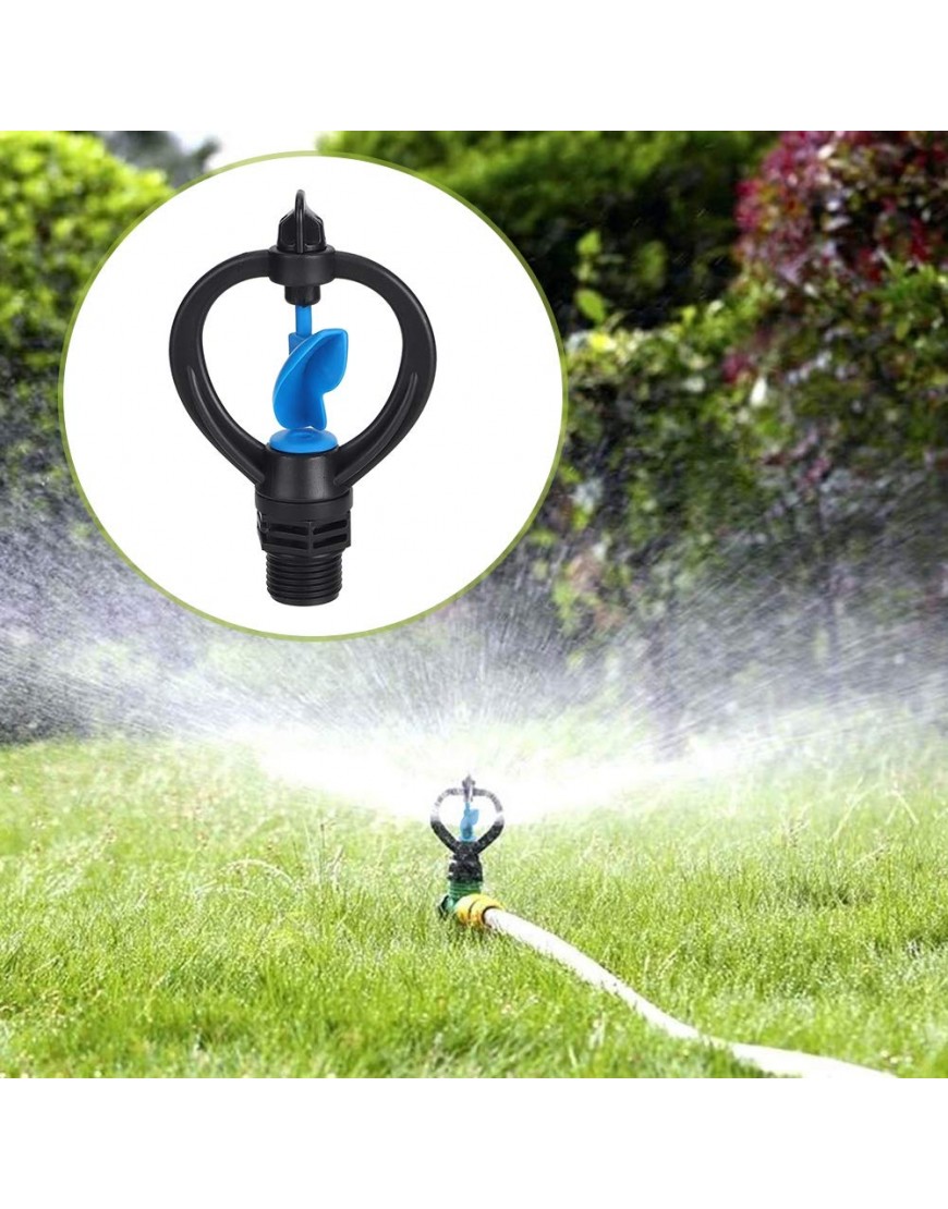 Bewässerungswerkzeug Wassersprinkler direkt anschließen 5Pcs Kunststoffmaterial spart mehr Zeit und Wasser für den Garten - BDULMJ38