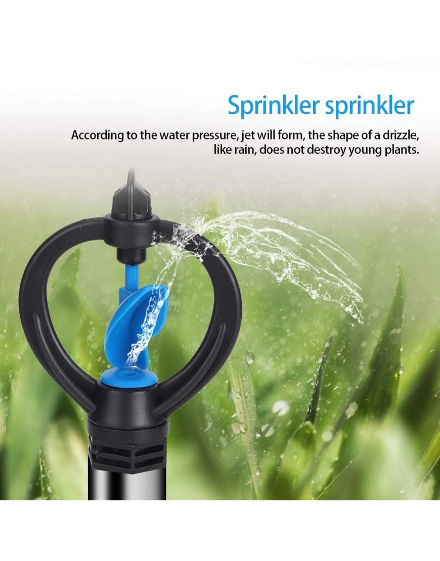 Bewässerungswerkzeug Wassersprinkler direkt anschließen 5Pcs Kunststoffmaterial spart mehr Zeit und Wasser für den Garten - BDULMJ38