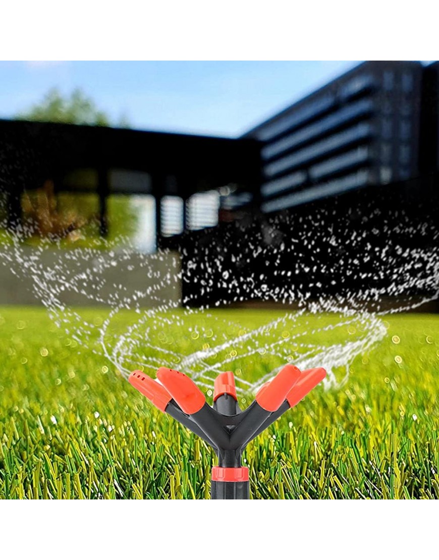Fowybe Regner für Rasen | Automatisches Bewässerungssystem Rasensprenger,Oberirdische Garten-Wassersprinkler Rasenbewässerungssystem für große Flächen - BIAZFKB9