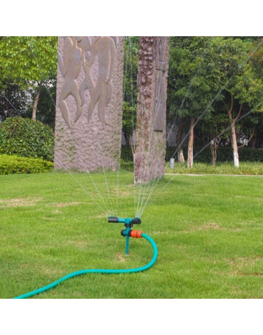 originality 360 Grad automatisch rotierender Sprinkler verstellbarer Garten Rasen Automatischer Sprinkler auslaufsicheres Bewässerungssystem Design und langlebige drei-armige Sprüher Spitzboden - BSYSH19N
