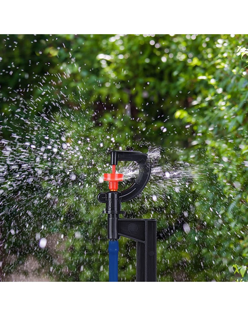 OUKENS Bewässerungssprüher G-Typ 360 Grad drehbar Sprinkler Bewässerungsdüse für Garten Rasen Mikrosprühsystem - BWESX29J