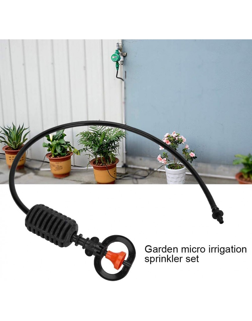 LIZEALUCKY 10-teiliges Bewässerungssprinkler-Hängetropf-Mikrobewässerungssystem 360-Grad-einstellbare Zerstäubungsdüsen-Sprüher-Wassersprinkler für den Garten - BCNFOJ1Q