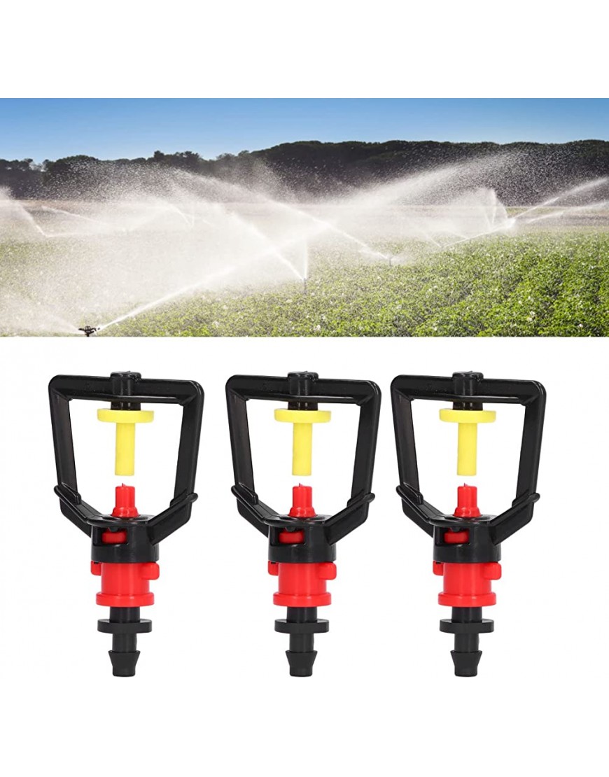 XUELIN-8 Kunststoff-Sprinklerkopf Bewässerungsregner Ersatz 65 % wassersparend korrosionsbeständig für Garten für 4 7 mm Schlauchgrößen - BSABS6V8
