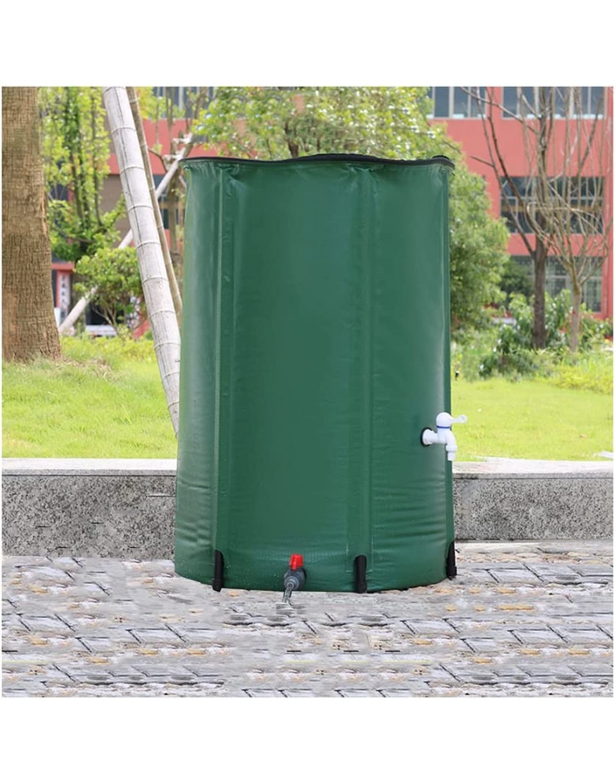 Großer zusammenklappbarer Wasserspeicher tragbarer Wasserfassbehälter für den Garten für dürrebeständige und landwirtschaftliche Nutzung im Garten,Grün,1000L 120 * 88CM - BEEVX439