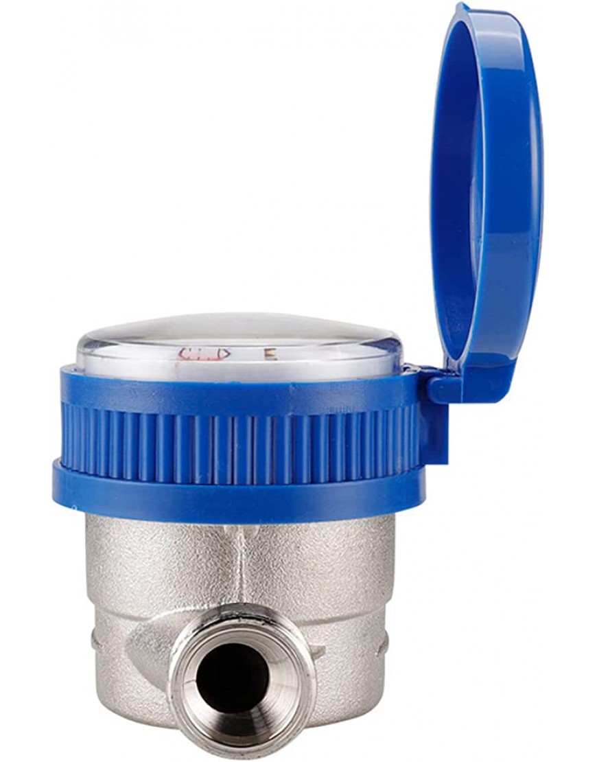 FAMKIT 15 mm Wasserzähler Kaltwasserzähler mit Armaturen für Garten und Heimgebrauch - BIBXL595