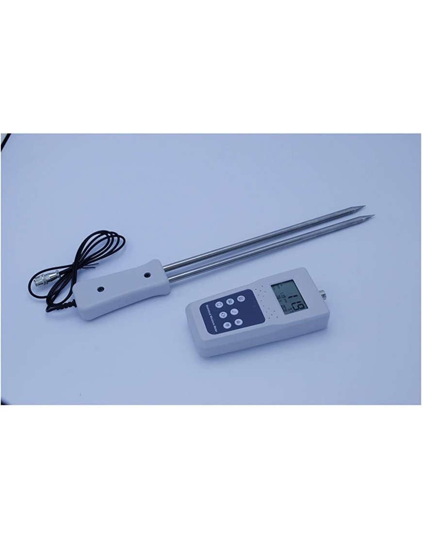 Feuchtemesser Kms680. Digital-Feuchtigkeitsmessgerät Pin-Typ-Speicher-Feuchtetester Feuchtigkeitstester for Papierholz-Heu-Baumaterial Feuchtigkeitsdetektor mit Hintergrundbeleuchtung LCD Anzeige - BCREXK5B