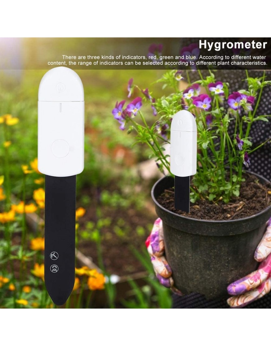 Feuchtigkeitsmesser modischer spritzwassergeschützter Echtzeit-Feuchtigkeitsmesser Tester Analysator Pflanzenwasserzähler für den Garten - BTEEWVN7