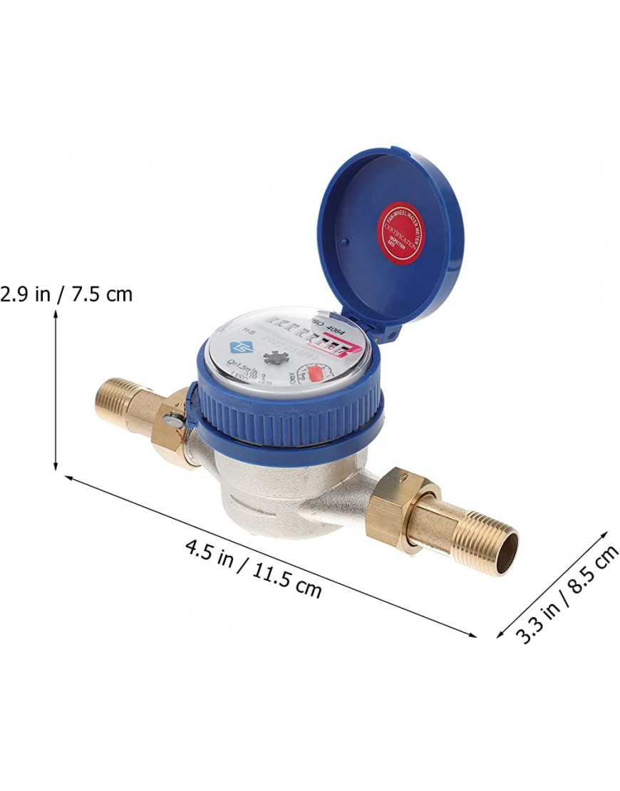 iplusmile Ts-S300e Wasserzähler Trinkwasserzähler Kaltwasserzähler Durchflussmesser für Garten Und Hausgebrauch - BFTLWVB6