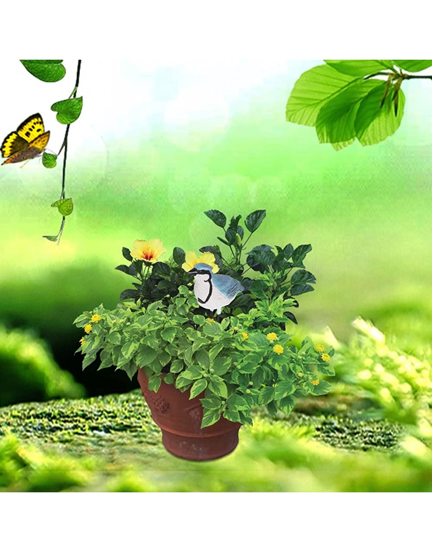 Les-Theresa Bodenfeuchtigkeitsalarm Bodentester Bewässerungsalarm Harz Vogel Bodenfeuchtigkeitstester für Indoor-Bonsai-Garten Farm Bewässerungserinnerung - BWBMS229