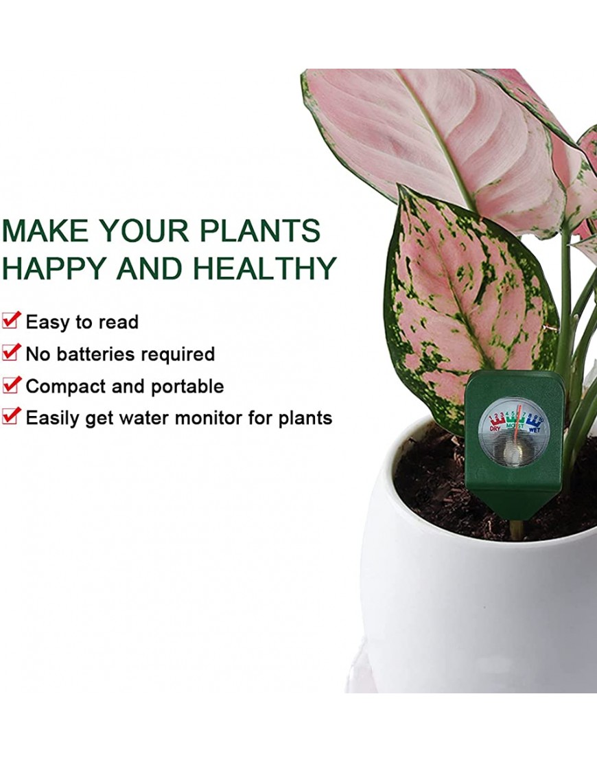 Pflanzenmesser Feuchtigkeitsmesser Mini tragbarer empfindlicher genauer langlebiger Bodenfeuchtemesser für Gärten - BSIDA1DH