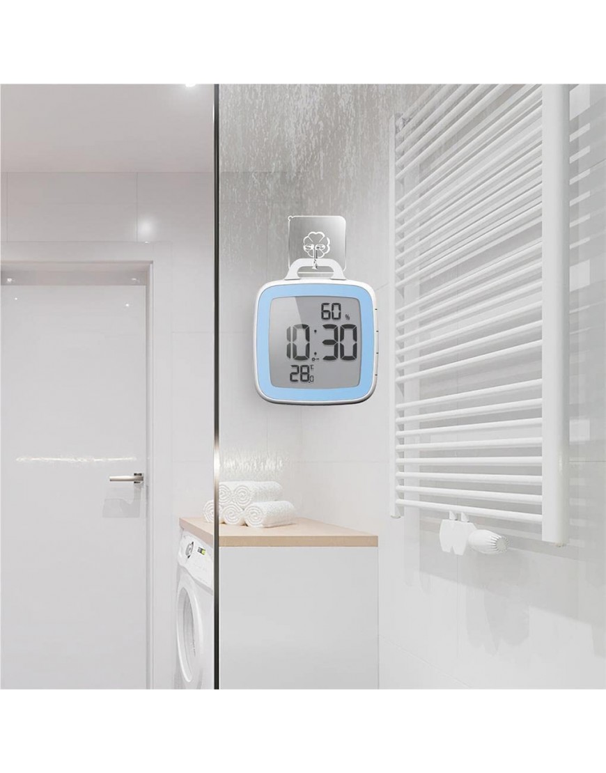 teng hong hui 2 Satz von Hygrothermograph Feuchtigkeitsmesser Anti Staub Digital Wasserdicht mit für das Badezimmer im Innenbereich - BYPMM673