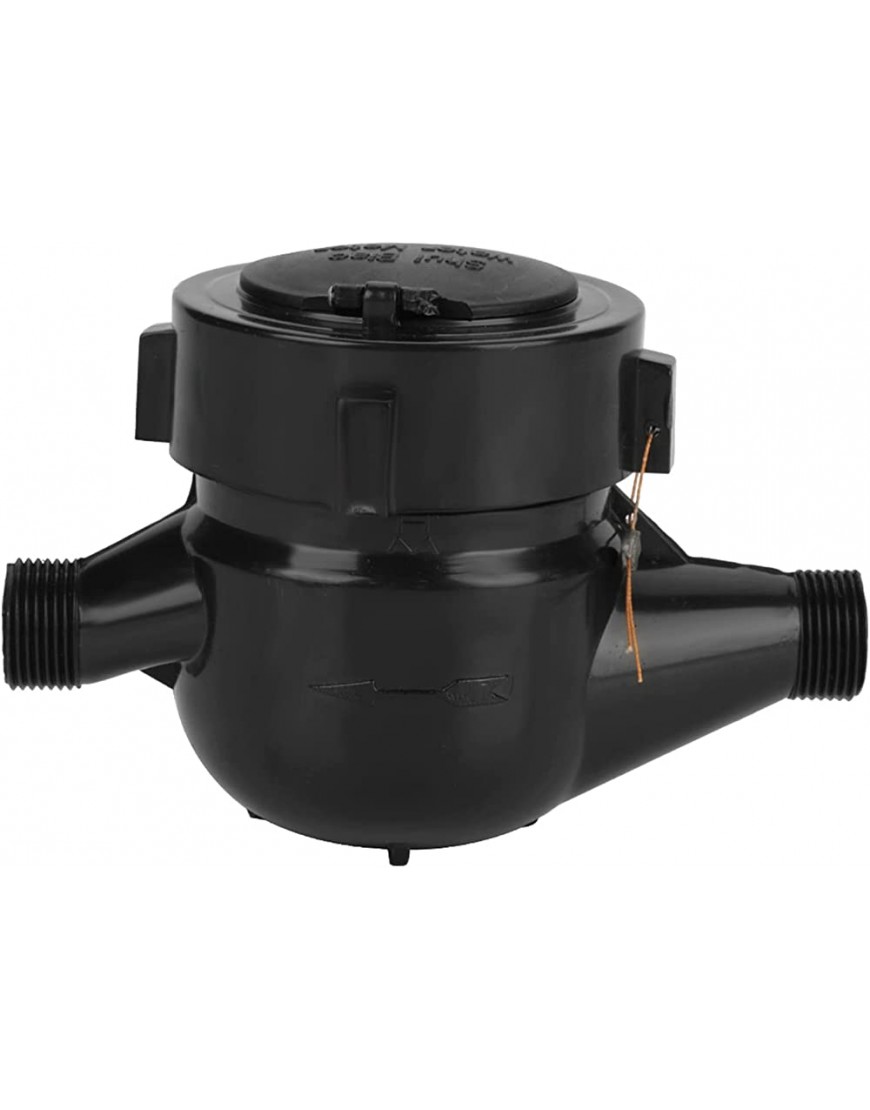 Tyenaza Wasserdurchflussmesser Schwarz LXS-15 Kunststoff-Kaltwasserzähler Einzelwasserdurchfluss-Trockentisch-Messwerkzeug Wasserzähler für den Garten- und Heimgebrauch - BUGVDVBQ