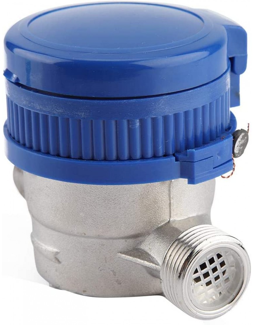 Zerone Mechanischer Wasserzähler Wassermengenmessgerät Wassermengenmessgerät mit Dichtung 15 mm 1 2 Zoll 1,5 m³ h 0 – 40 ℃ für Garten - BVQSEHKV