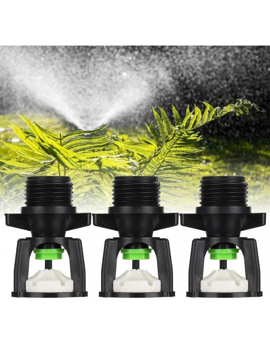 Demeras Bewässerungssprinklerkopf verschleißfestes 3-teiliges Sprühdüsen-Sprinklersystem 2in für Gärten - BNJVIVBE