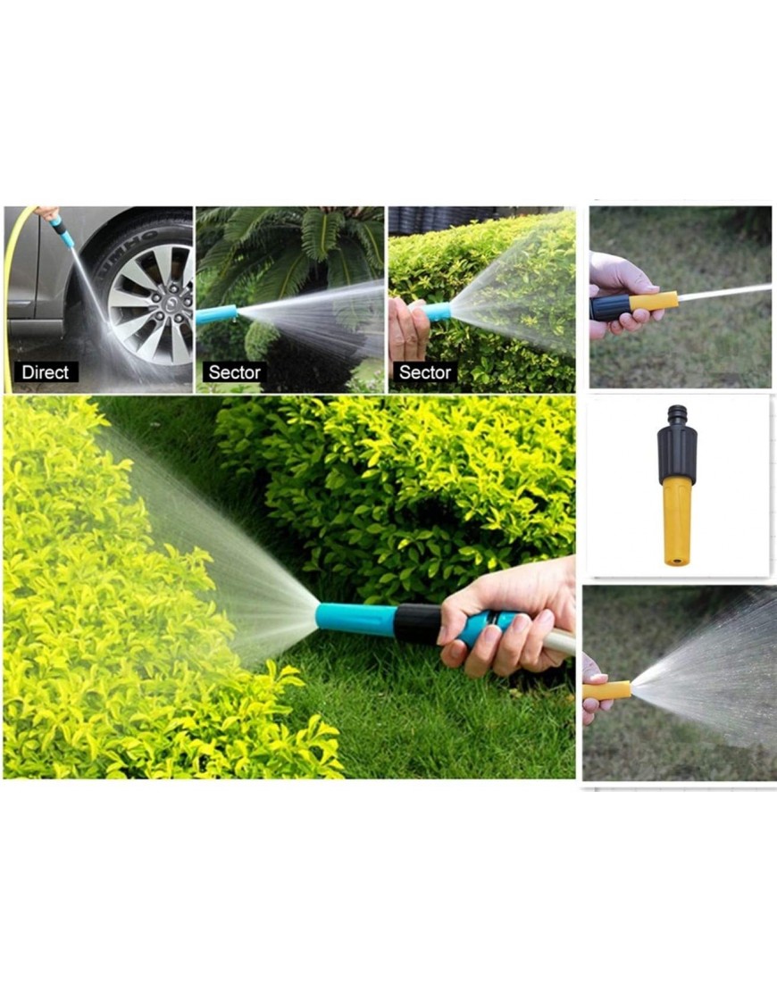 LLTT 1Pc Kunststoff Multi-Funktions-Bewässerung Sprinkler Familie Reinigung Autowaschdirektspritzpistole Haushalt Garten Bewässerung Sprinkler Color : Yellow - BFCLDQHE