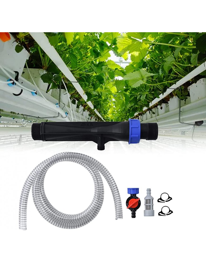 Jiawu Venturi-Dünger-Injektor Venturi-Dünger-Injektor für die Bewässerung 8 bar Druckbereich für den Garten - BKAII4K6