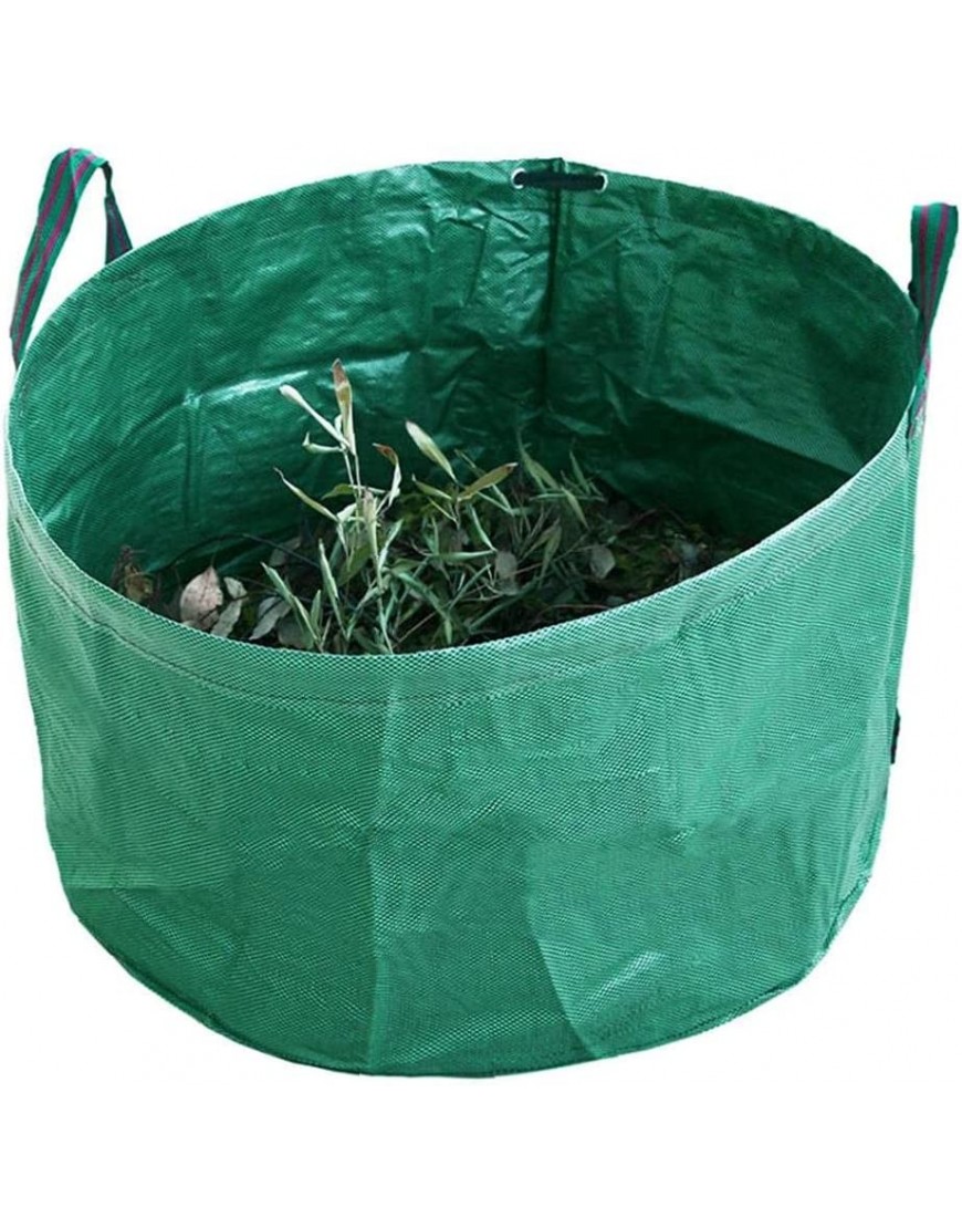 LjzlSxMF Garten Abfallbeutel Müll Müllsäcken Grün wasserdichte Heavy Duty Garten Abfalltasche Wiederverwendbare Müllgriffe für Outdoor Ungräser - BHPCVN82