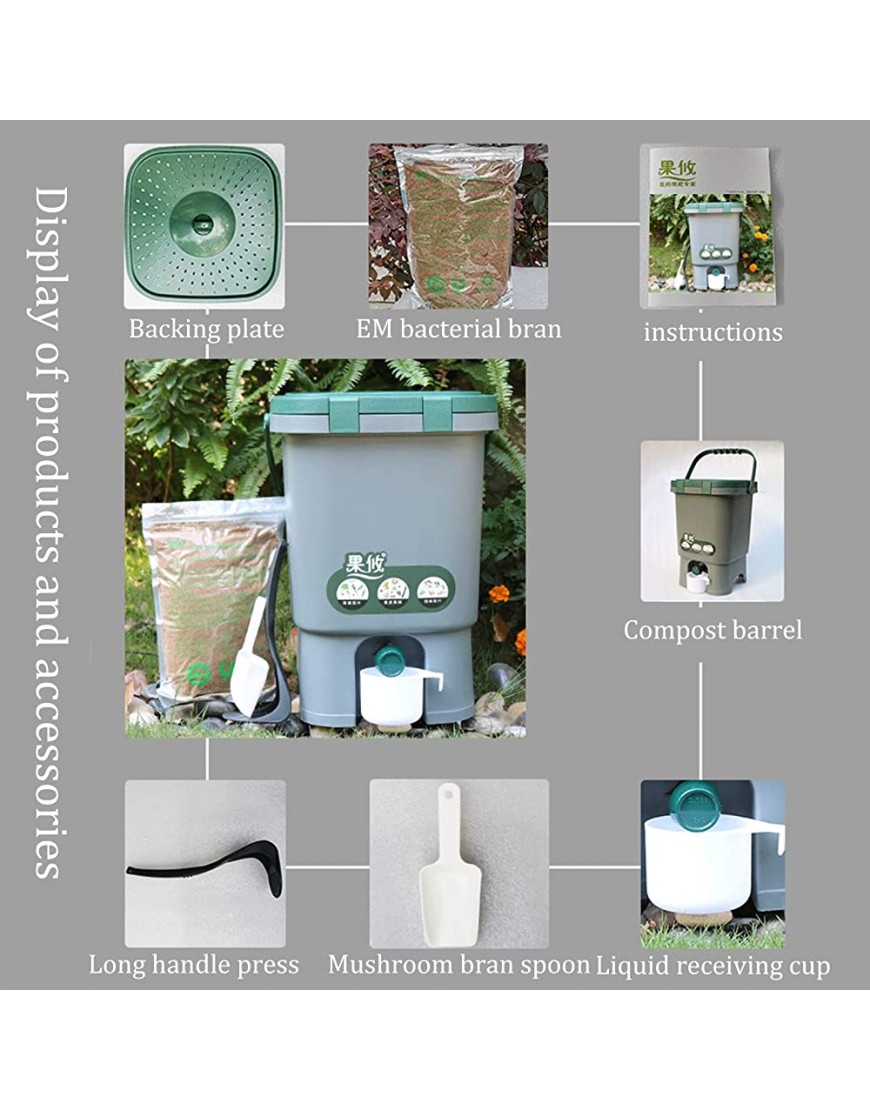 AIZNMY 160 l Komposter Garten-Kompostbehälter mit Zwei drehbaren Kammern und Schiebetüren neues Starkes Design mit Metallbeinen für Bauernhof Küche - BXKVDV42