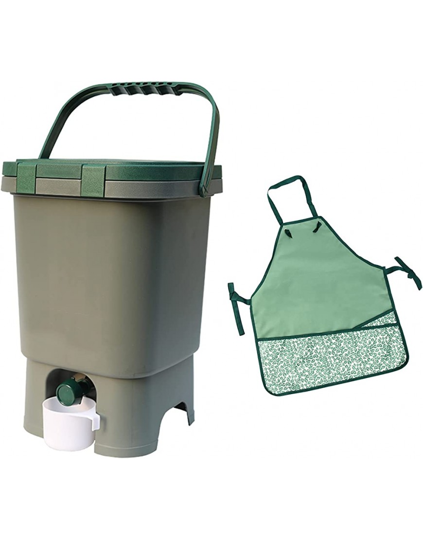 Aufsatzküche Kompostbehälter mit Arbeitsschürze Indoor Komposter Outdoor Garten Kompostbehälter Tolle Gartengeschenke - BARHC6VE