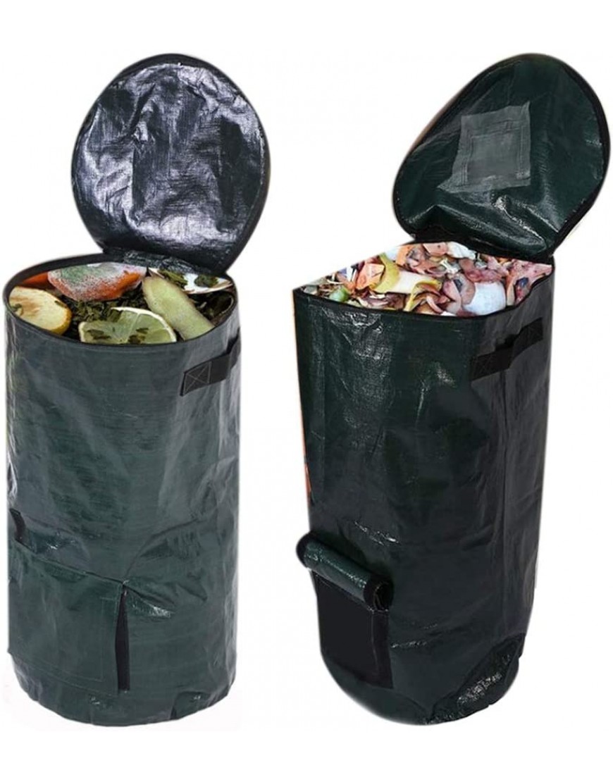 Pmandgk 2 Teiliger Bio Kompost Beutel Obst KüChen Abfall Sammler Lagerung Entsorgung Kompost Maschine Garten MüLl Eimer - BICGBK31