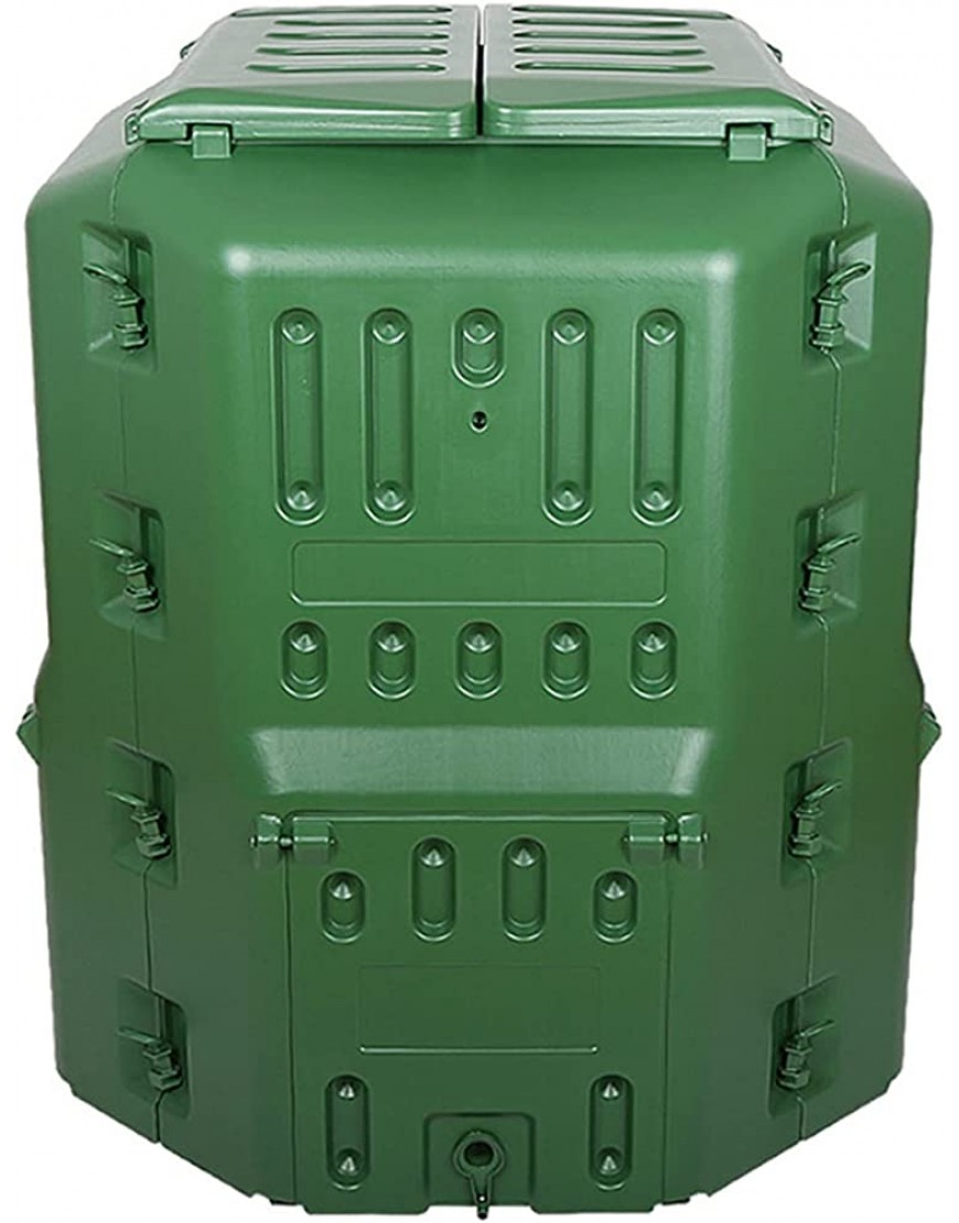 QinWenYan Kompostbehälter für den Garten Garten-Komposter-Behälter aus recyceltem Kunststoff großer Kompost-Behälter Erstellen Sie fruchtbare Boden-Kompostbox im Freien für Küche und Garten - BTXKXAJ8