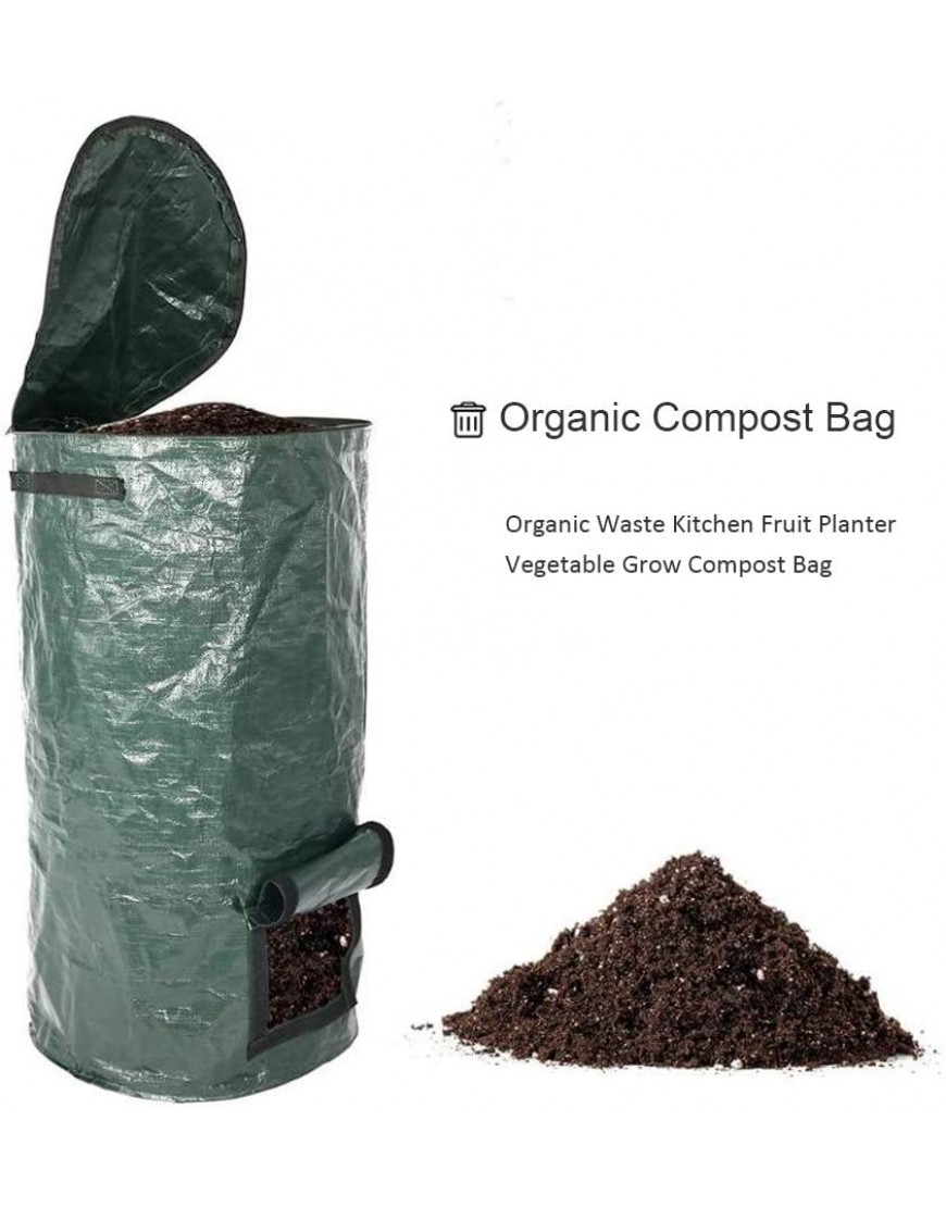 Rawisu Komposter Sack Bio Abfall Küche Garten Kompost Tasche Umwelt Bio Kompostbeutel PE Kompostbeutel - BXCPRMDH