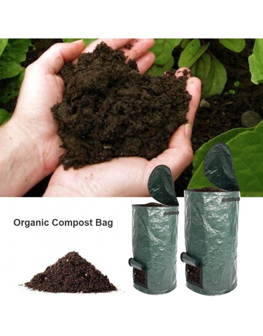 Rawisu Komposter Sack Bio Abfall Küche Garten Kompost Tasche Umwelt Bio Kompostbeutel PE Kompostbeutel - BXCPRMDH