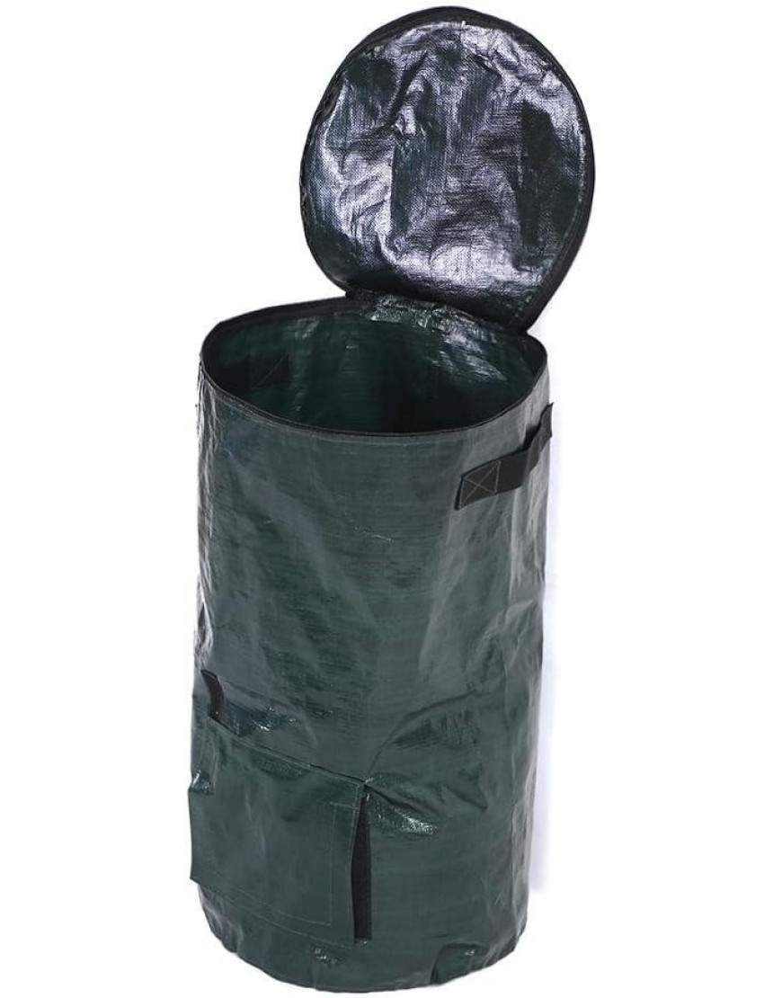Gartenabfallsack Komposter PE Laubsäcke Kunststoff Thermokomposter für Küchen und Gartenabfälle Kompost-Garten45x80 - BYHSTK96