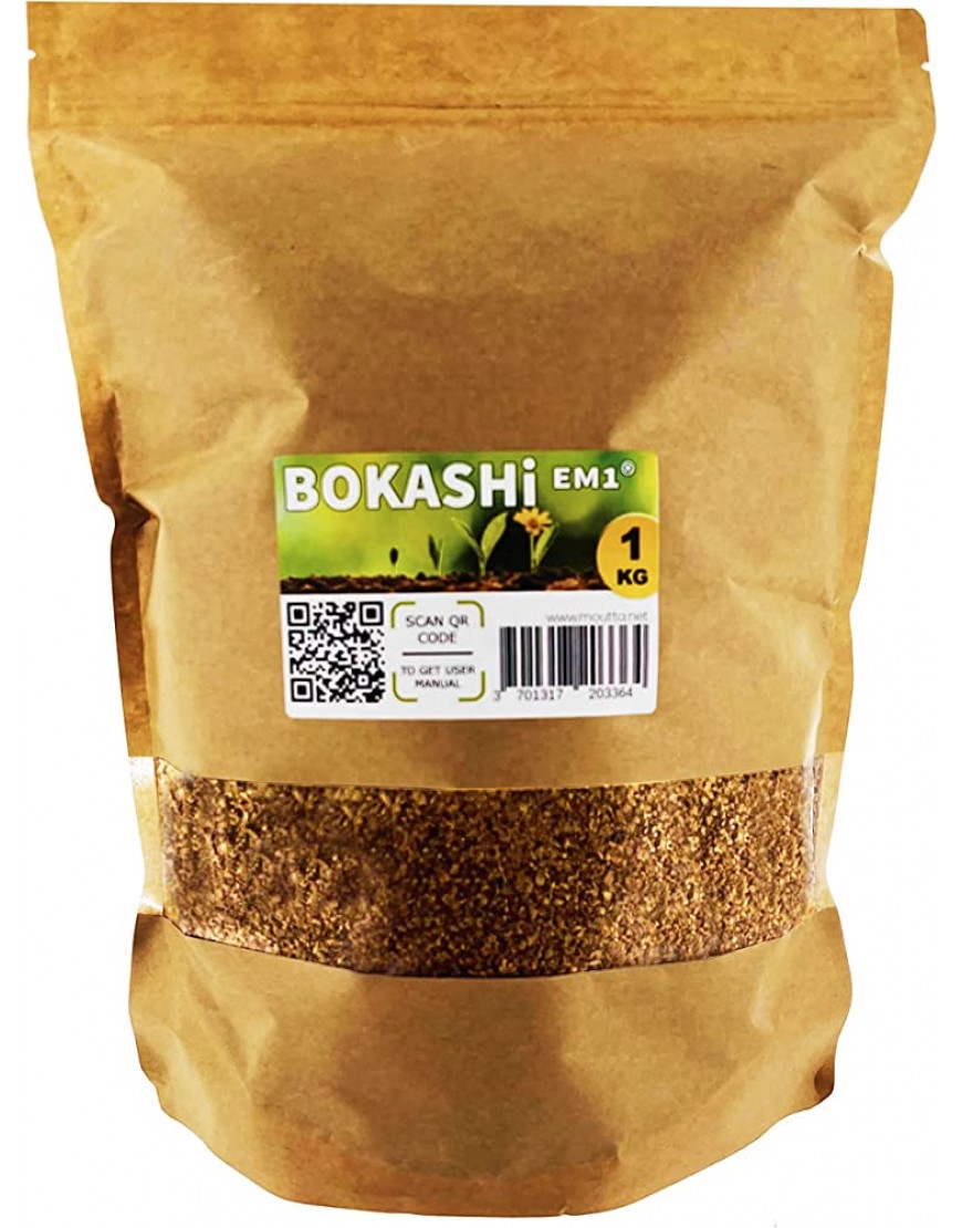 WormBox Bokashi 1 kg Obergäriger Biologischer Beschleuniger Aktivator EM-1® für Komposter - BOAJW8HW