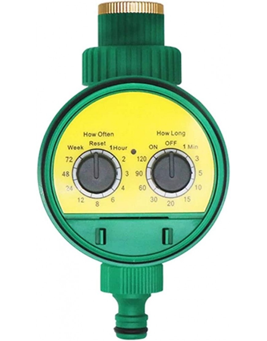ChengBeautiful Bewässerungssystem-Controller Analoge Zwei Wählwasser-Timer-Ventil Automatisches Garten-Bewässerungssteuergerät Farbe : Grün Size : One Size - BSUIR5D9