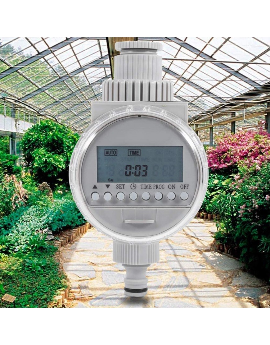 Cjcaijun Wasser-Timer 1Pc Solar Power Home Garten Auto Saving Bewässerungssteuerung LCD-Digital-Bewässerungs-Tool - BLJHJW21