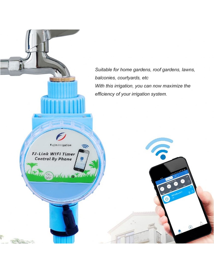 Leyeet WiFi-Telefon-Fernbedienung Bewässerungssteuerung Magnet-Controller für Garten Wassersteuerung Bewässerungssteuerung WLAN-Bewässerungssteuerung WLAN-Bewässerungssteuerung - BXRKK3KV