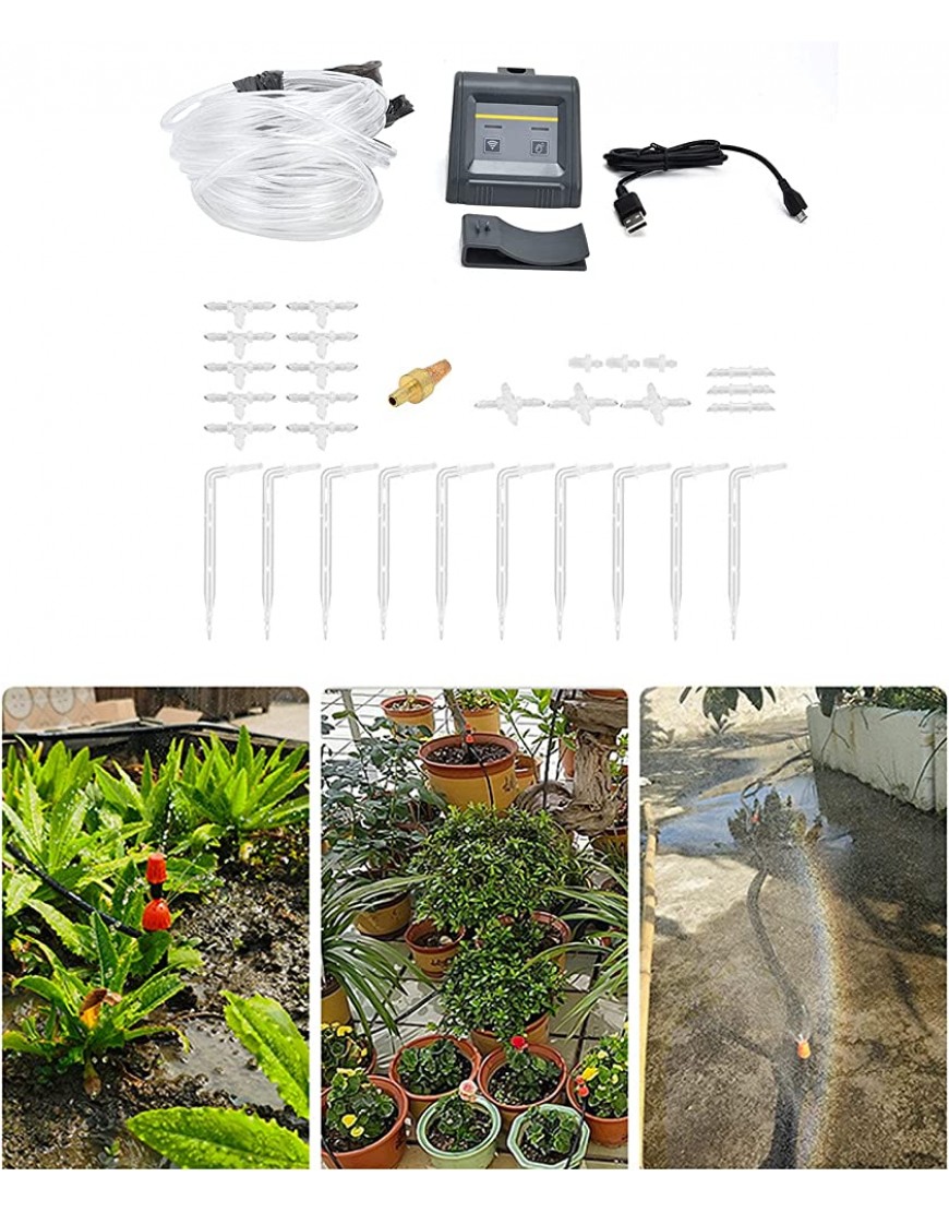 OKAT Bewässerungs-Timer tragbare WiFi-Verbindung Tropfbewässerungs-Kit 2 Modi PC mit Handbuch für den Garten für Zuhause - BYQJFE9N