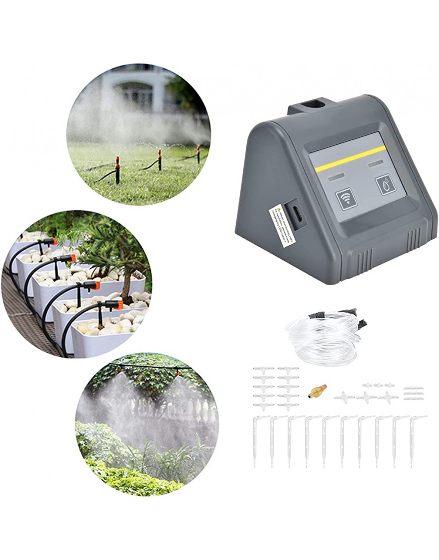 OKAT Bewässerungs-Timer tragbare WiFi-Verbindung Tropfbewässerungs-Kit 2 Modi PC mit Handbuch für den Garten für Zuhause - BYQJFE9N