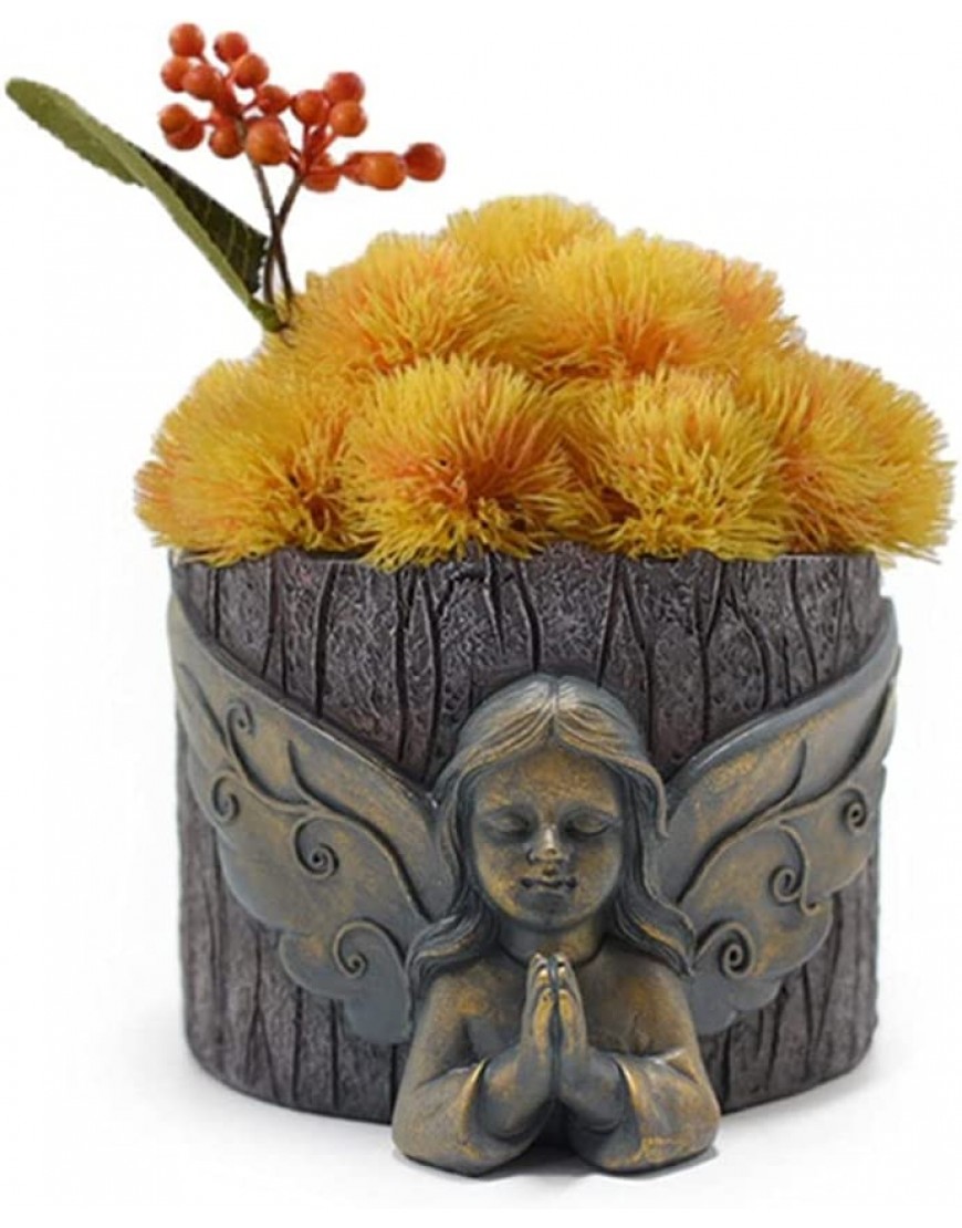 Hong Yi Fei-Shop Blumentopf Blumentopf Sukkulenten Pflanztopf Bonsai Topf Kaktus Pflanzentöpfe Home Decoration Vase Crafts Skulptur Garten Ornamente Pflanzengefäße - BMTEF5KN