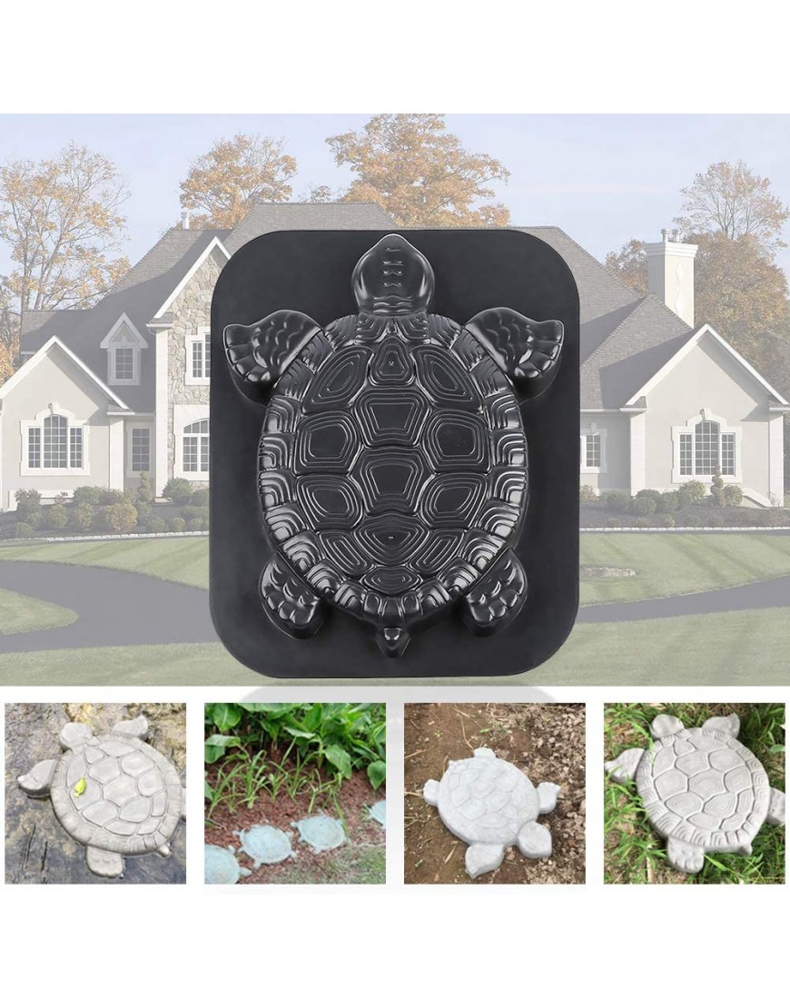 Gehweg-Betonform Trittsteine für Garten Weg Meeresschildkröten-Form Gartenpflastersteine - BUECPHVD