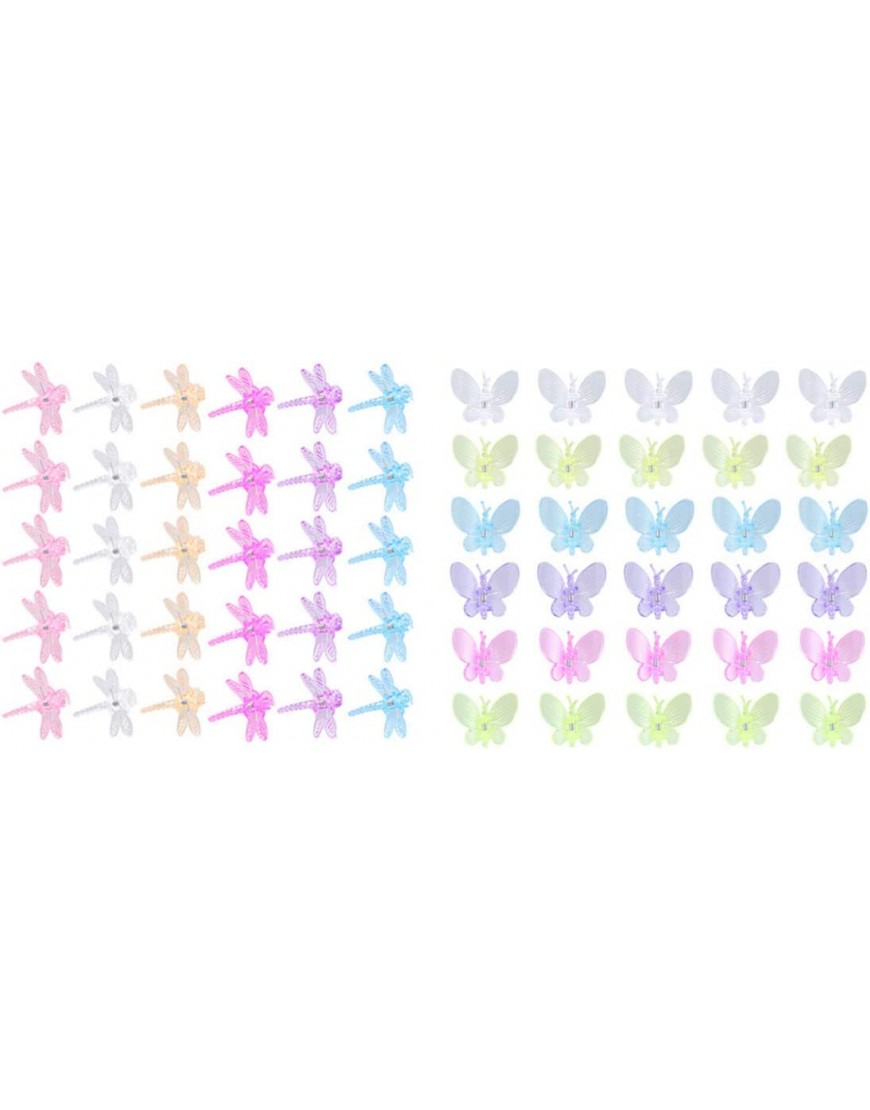 Hemoton 60 Stücke Orchideen Clips Blumen Orchideen Unterstützung Mini Schmetterling Libelle Kunststoff Klammern Garten Blumenclips Gartenarbeit Gartengestaltung Zubehör Zufällige Farbe - BSWMG9WM
