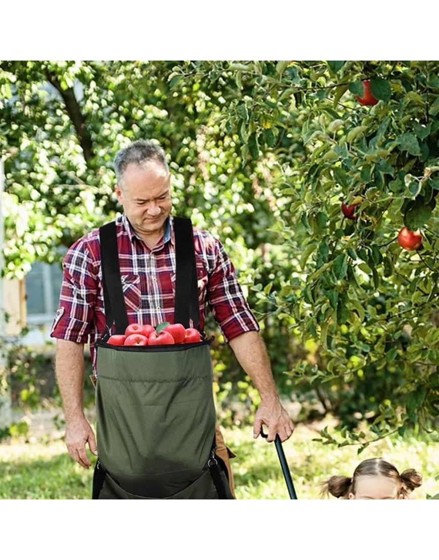 Obstpflückungsschürze Garten Obst Picking Schürze wasserdichte Einstellbare Äpfel Sammeln Aufbewahrungstasche Für Gartengemüse - BMOSZWVB