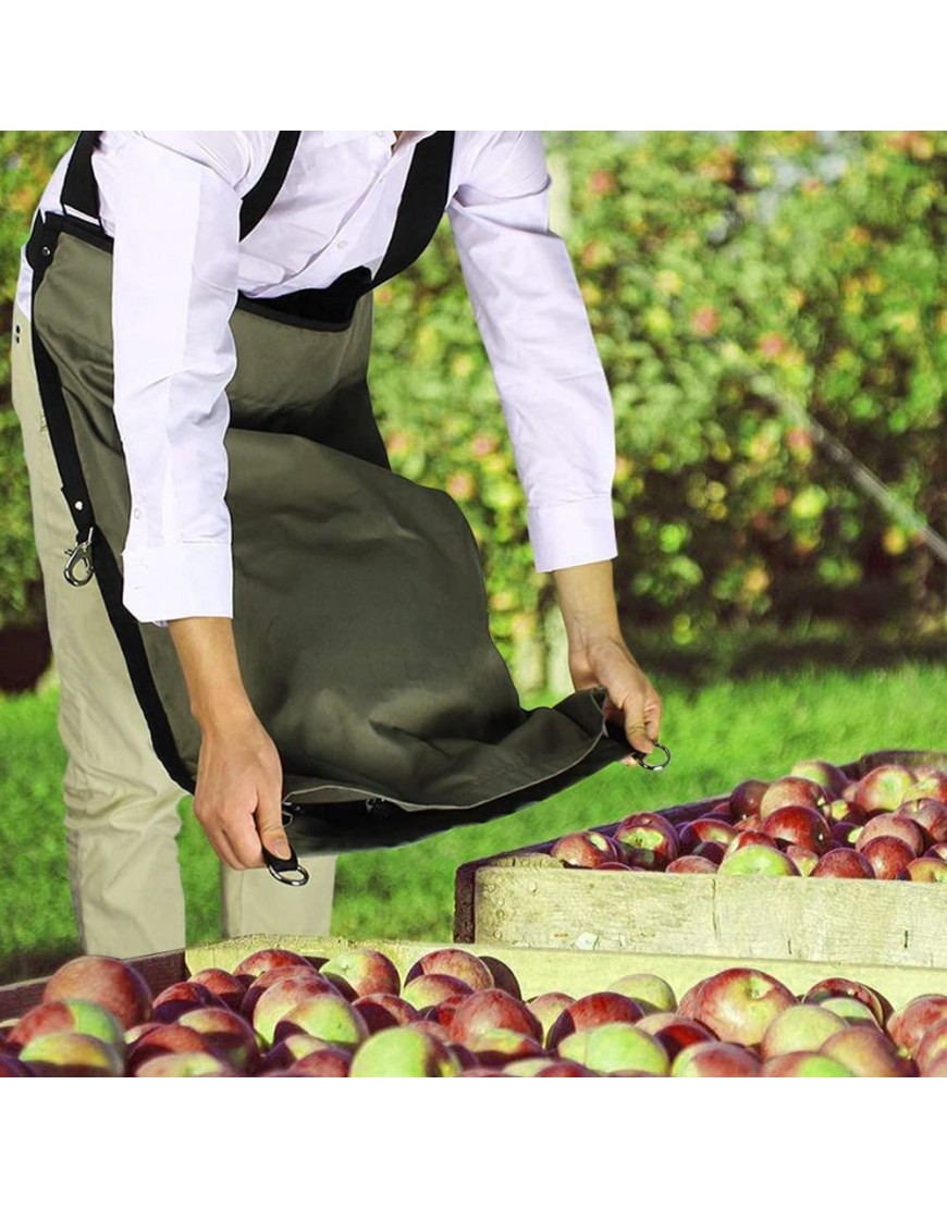 Obstpflückungsschürze Garten Obst Picking Schürze wasserdichte Einstellbare Äpfel Sammeln Aufbewahrungstasche Für Gartengemüse - BMOSZWVB
