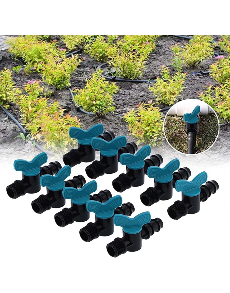 01 Bewässerungskugelhahn Bewässerungsventil Hochwertiger Kunststoff 50PCS für Gärten für einzelne Pflanzen - BCYPLK1Q
