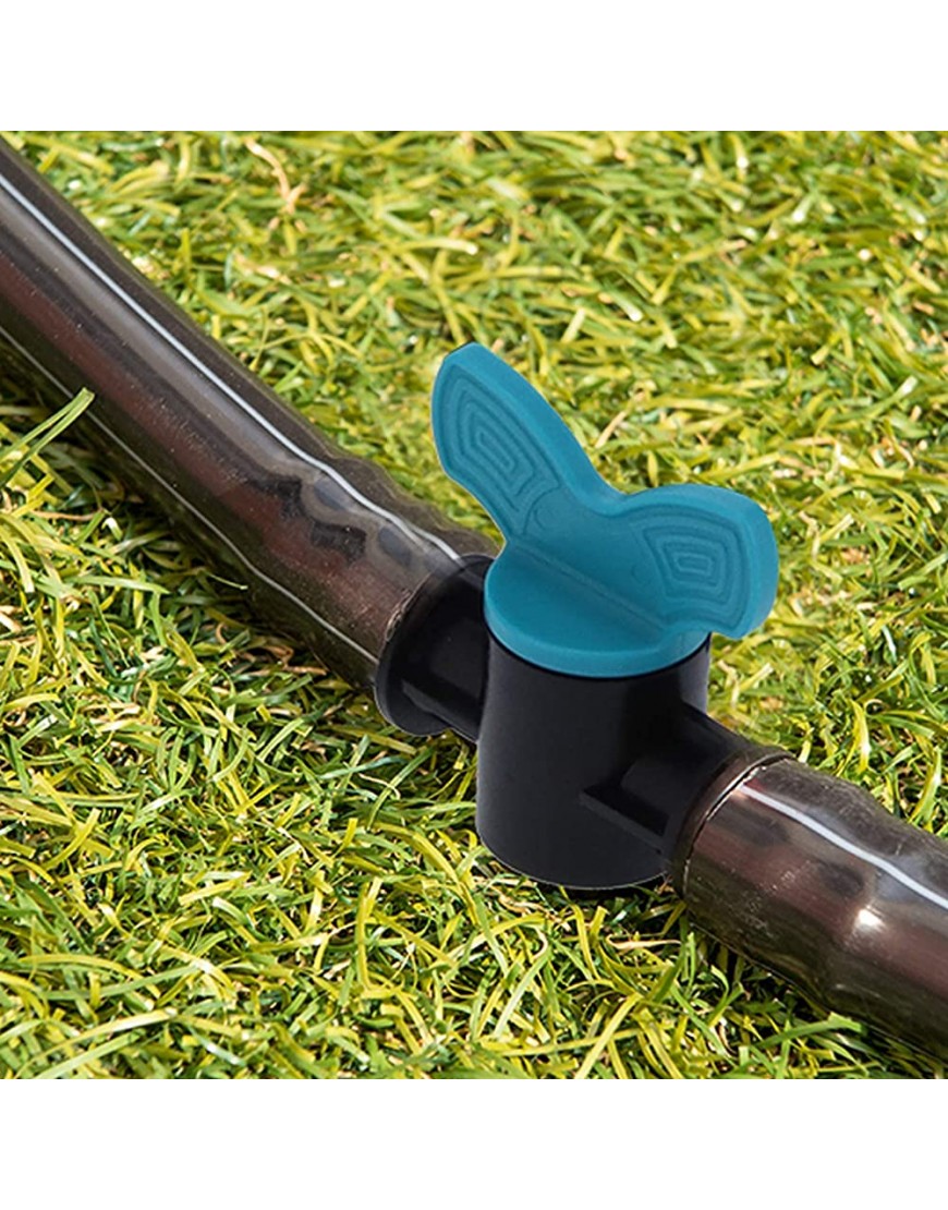 Duokon Tropfbewässerungsschalter Nadelverschlussventile Abschaltschalter Schlauch Barb Ventil für Garten Tropfbewässerung Aquarium Schlauch Rohr 50PCS - BEOQM2EQ
