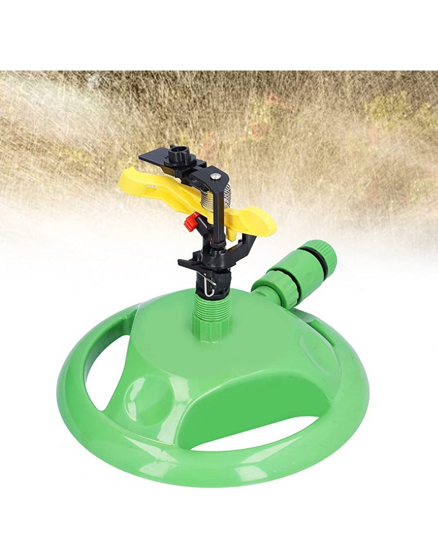 Mumusuki Gartensprinkler ABS 360 Grad Auto Rotation Rocker Bewässerungssprinkler Mehrzweck Garten Rasen Landwirtschaft Bewässerungssprüher Zubehör - BAEXFDW4