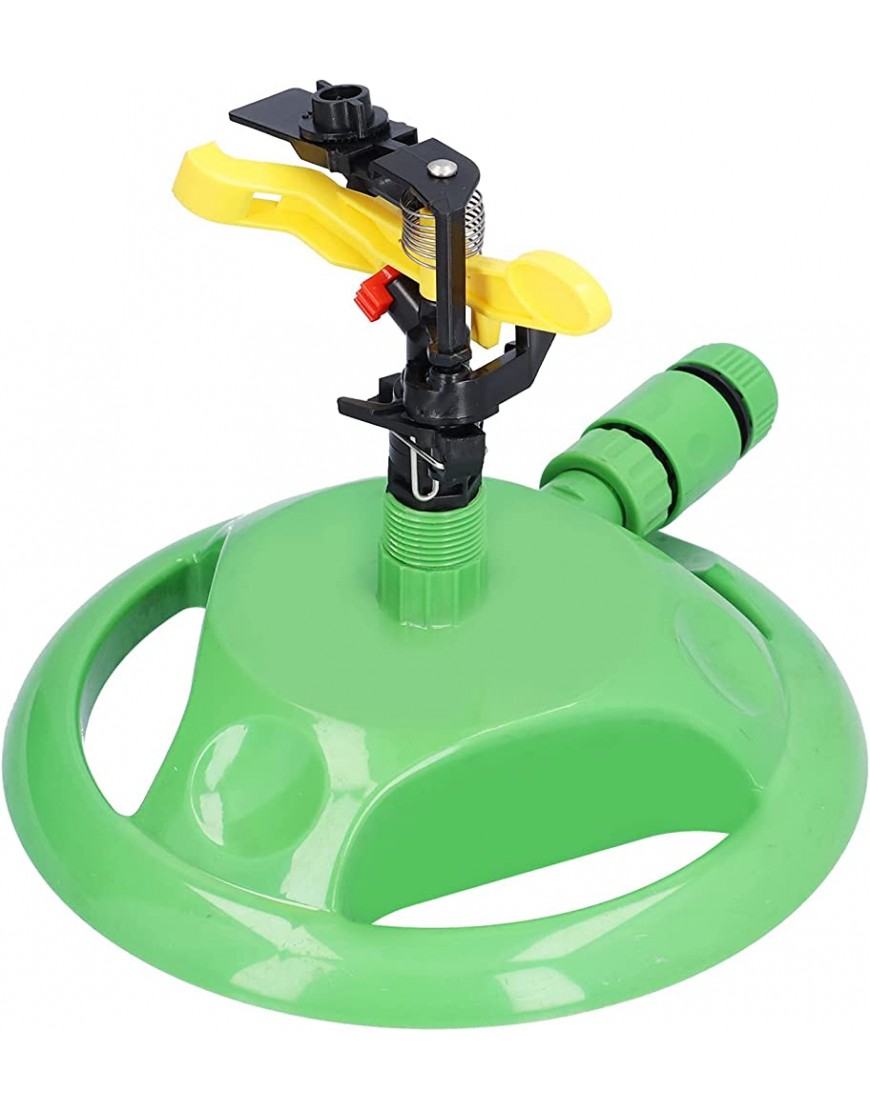 Mumusuki Gartensprinkler ABS 360 Grad Auto Rotation Rocker Bewässerungssprinkler Mehrzweck Garten Rasen Landwirtschaft Bewässerungssprüher Zubehör - BAEXFDW4