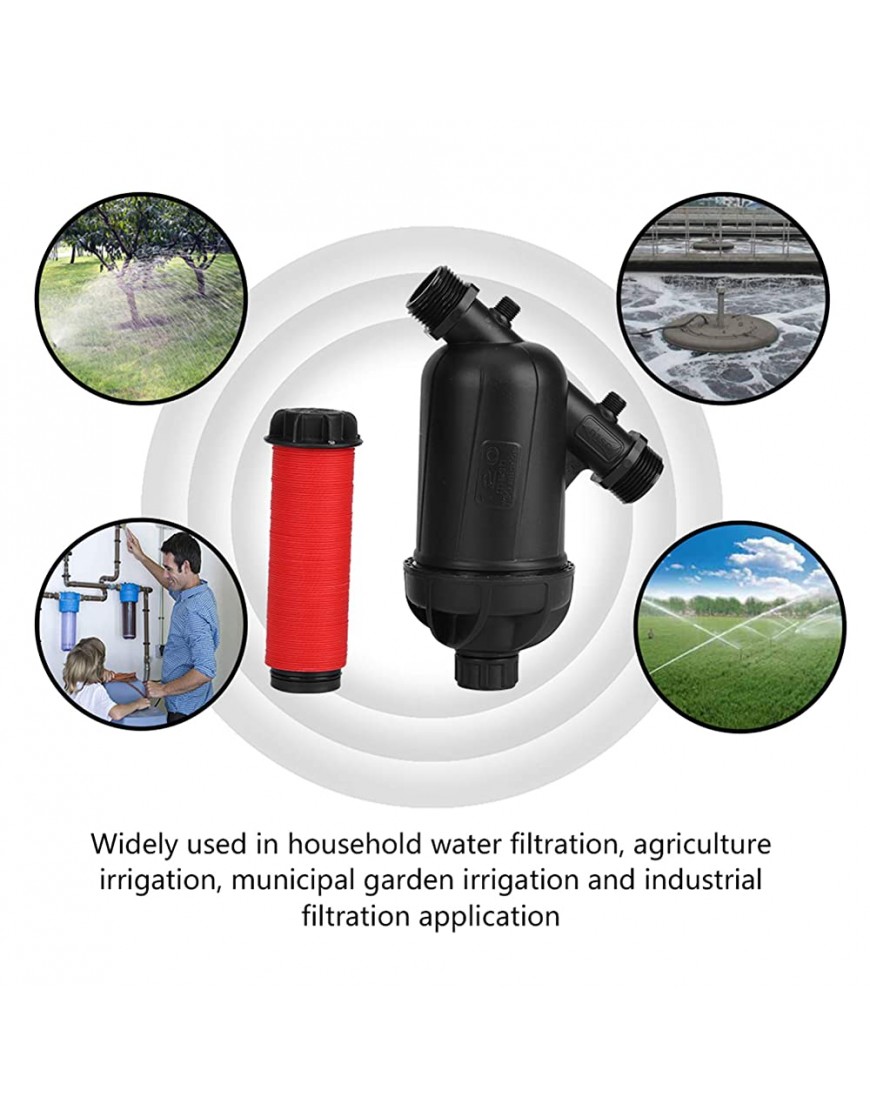 Scheibenfilter 120 Mesh 130 Micron Level Disc Filter für Tropfbewässerung Landwirtschaft Garten Rasenbewässerung Haushaltswasserfiltration Landwirtschaft Bewässerung - BHFTV9B6